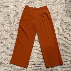 Stylish Orange Wide-Leg Trousers